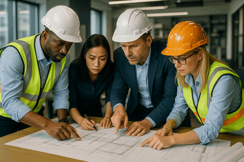 Registered Building Inspector control team collaboration
